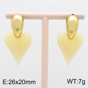 SS Gold-Plating Earring - KE134618-SP