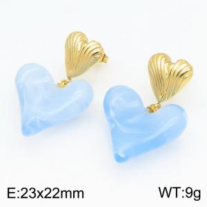 SS Gold-Plating Earring - KE134620-SP