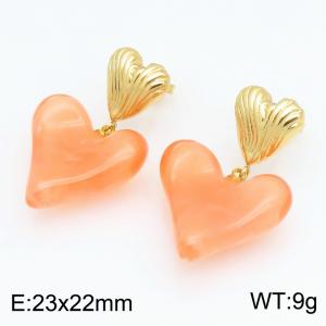 SS Gold-Plating Earring - KE134621-SP