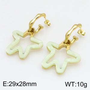 SS Gold-Plating Earring - KE134623-SP