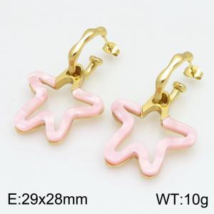 SS Gold-Plating Earring - KE134624-SP