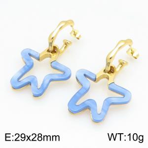 SS Gold-Plating Earring - KE134626-SP