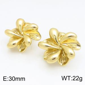 SS Gold-Plating Earring - KE134635-SP
