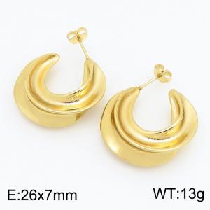 SS Gold-Plating Earring - KE134636-SP