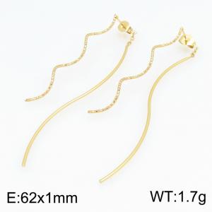 SS Gold-Plating Earring - KE134638-SP