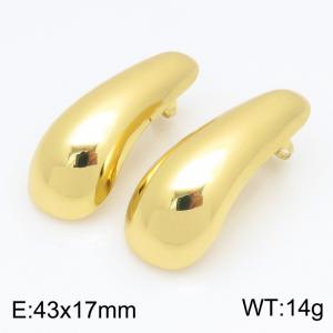SS Gold-Plating Earring - KE134649-SP