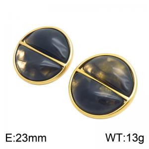 SS Gold-Plating Earring - KE134725-SP