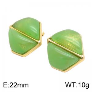 SS Gold-Plating Earring - KE134731-SP