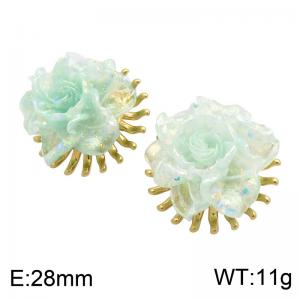 SS Gold-Plating Earring - KE134745-SP
