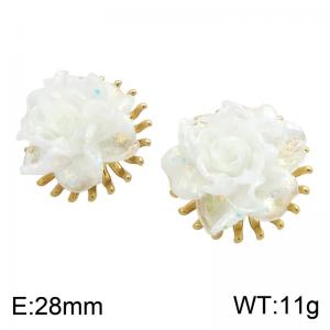 SS Gold-Plating Earring - KE134747-SP