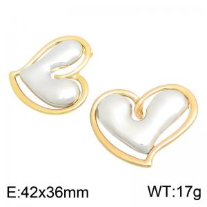 SS Gold-Plating Earring - KE134761-SP