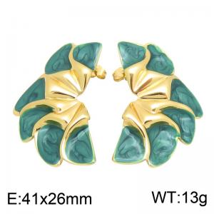 SS Gold-Plating Earring - KE134765-SP