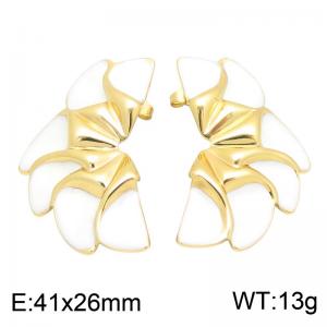 SS Gold-Plating Earring - KE134767-SP