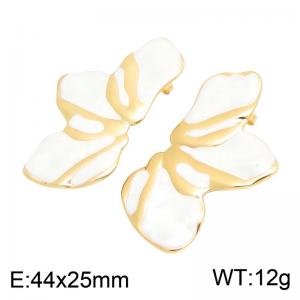 SS Gold-Plating Earring - KE134772-SP