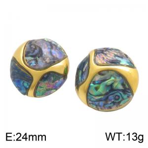 SS Gold-Plating Earring - KE134781-SP