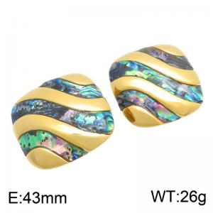 SS Gold-Plating Earring - KE134783-SP