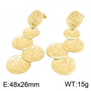 SS Gold-Plating Earring - KE134793-SP