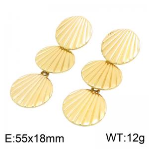 SS Gold-Plating Earring - KE134799-SP