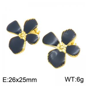 SS Gold-Plating Earring - KE134829-DM