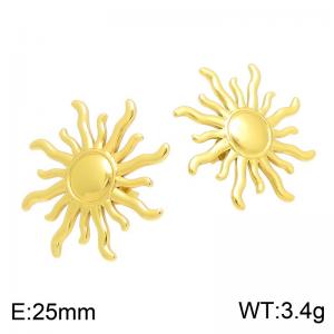 SS Gold-Plating Earring - KE134837-DM