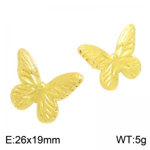 SS Gold-Plating Earring - KE134840-DM