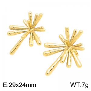 SS Gold-Plating Earring - KE134931-HR