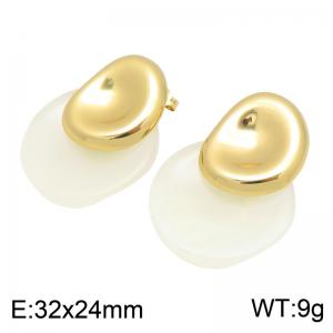 SS Gold-Plating Earring - KE134978-SP