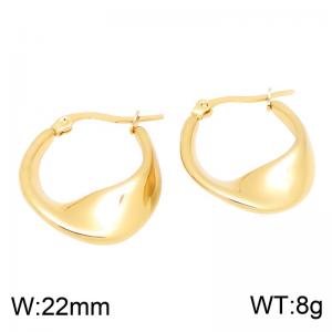 SS Gold-Plating Earring - KE134985-SP
