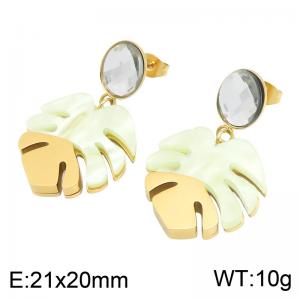 SS Gold-Plating Earring - KE134986-SP