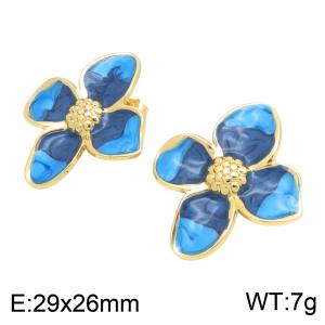 SS Gold-Plating Earring - KE134993-SP