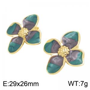 SS Gold-Plating Earring - KE134994-SP