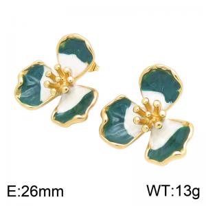 SS Gold-Plating Earring - KE134999-SP