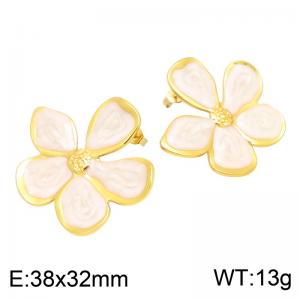 SS Gold-Plating Earring - KE135002-SP