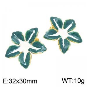 SS Gold-Plating Earring - KE135008-SP