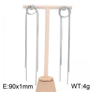 Stainless Steel Earring - KE135041-SP