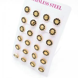 Stainless Steel Stone&Crystal Earring - KE135048-HF