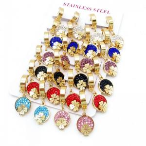 Stainless Steel Stone&Crystal Earring - KE135060-HF