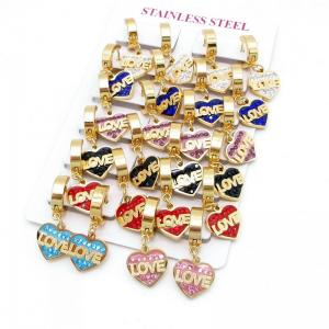 Stainless Steel Stone&Crystal Earring - KE135066-HF
