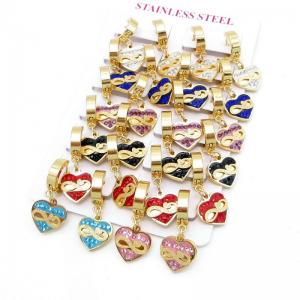 Stainless Steel Stone&Crystal Earring - KE135068-HF