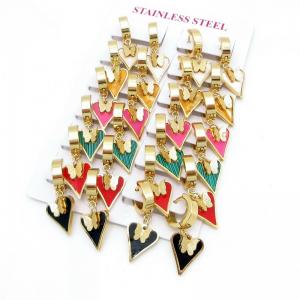 SS Gold-Plating Earring - KE135071-HF