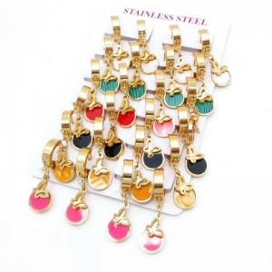 SS Gold-Plating Earring - KE135077-HF