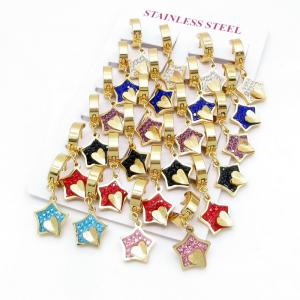 Stainless Steel Stone&Crystal Earring - KE135080-HF