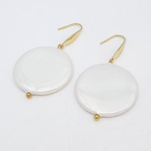 SS Gold-Plating Earring - KE135097-TJG