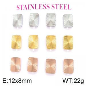 SS Rose Gold-Plating Earring - KE135157-HR