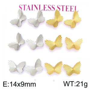 SS Gold-Plating Earring - KE135161-HR