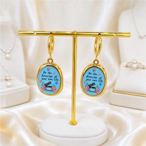 SS Gold-Plating Earring - KE135211-SXSJ