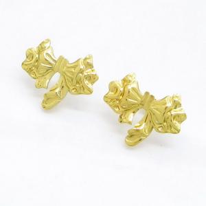 SS Gold-Plating Earring - KE135257-DM