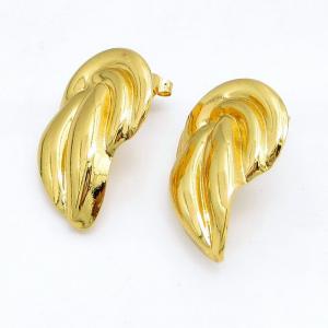 SS Gold-Plating Earring - KE135258-DM