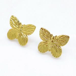 SS Gold-Plating Earring - KE135268-DM