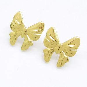 SS Gold-Plating Earring - KE135282-DM